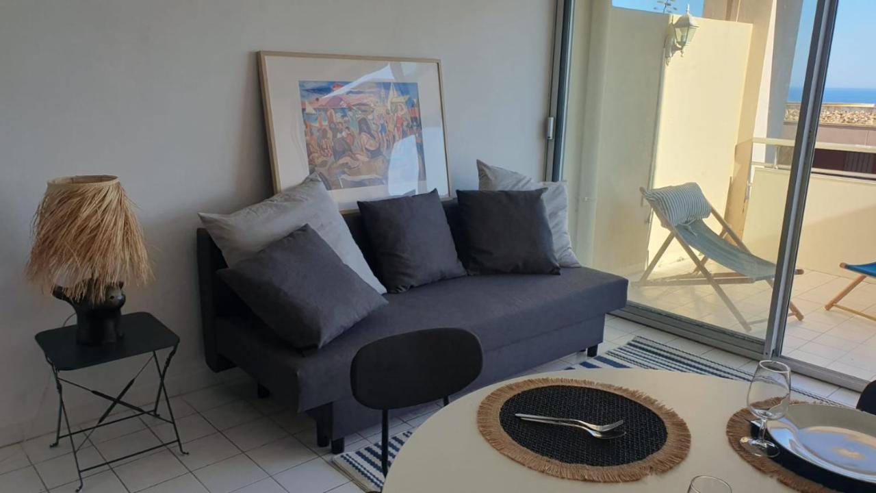 Appartement Vue Bleu Azur Sete Bagian luar foto